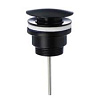 Донный клапан для раковины, чёрный матовый 565-112 в интернет-магазине ТК &quot;Новый уровень&quot;