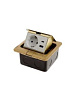 Розетка выдвижная, 16 А, одноместная, 1 USB + 1 USB-C, золотистая 10713141 - купить во Владивостоке, фото товара