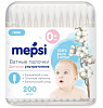 Ватные палочки детские MEPSI, спиралевилная намотка с огранечителем 200шт Х977824 - купить во Владивостоке, фото товара