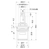 Кран-букса для смесителя 1/2", квадрат, шток 7х6мм, 90°, металлокерамика 575-011 - купить во Владивостоке, фото товара