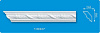Плинтус потолочный из пенополистерола 13007  1,3м 02465 в интернет-магазине ТК &quot;Новый уровень&quot;