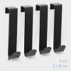 Набор металлических надверных крючков "Black Loft Door Long", 4 шт дверь 1,8 см (9936822) 996580 - купить во Владивостоке, фото товара