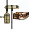 Патрон декоративный DLC-V-S24K/E27 TS/1M/BL BRONZE с проводом 1м и креплением. 990892 - купить во Владивостоке, фото товара